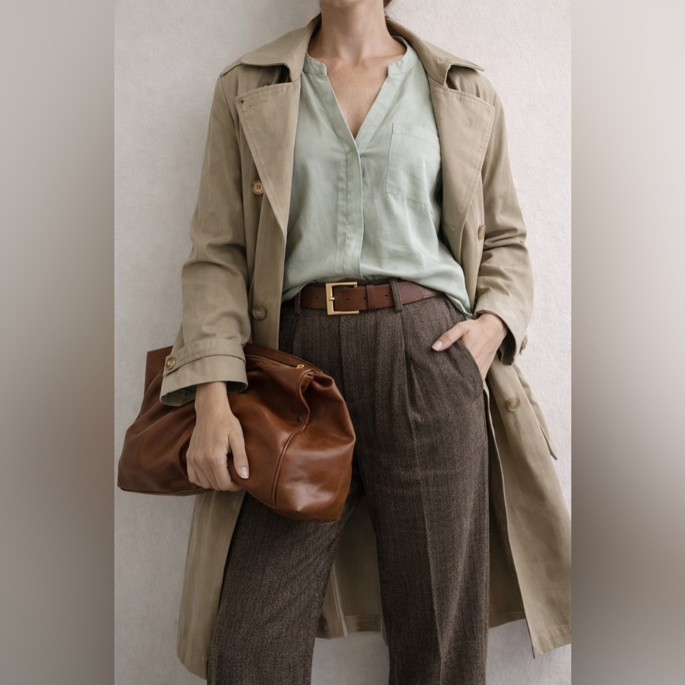 Banana Republic Jade Green Blouse. Size M.